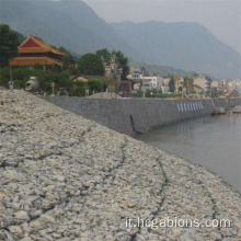 Mesh filo gabbia in pietra per trattenere la parete di gabion